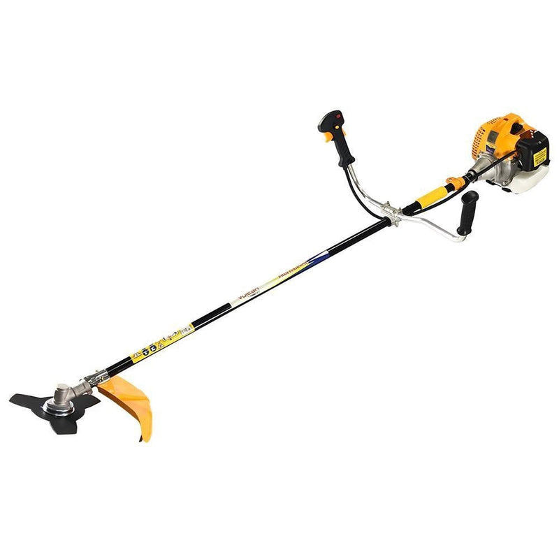 Roçadeira de Alta Potência Vulcan VR520H 52cc 2,5hp Com Lâmina Facão + Faca de 3 Pontas e Carretel