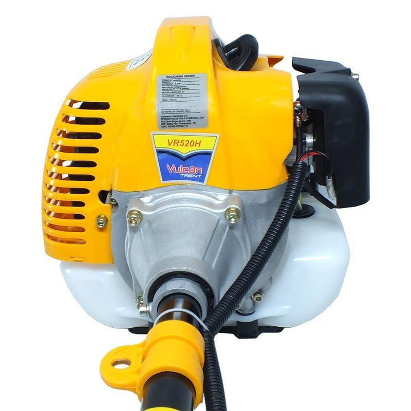Roçadeira de Alta Potência Vulcan VR520H 52cc 2,5hp Com Lâmina Facão + Faca de 3 Pontas e Carretel