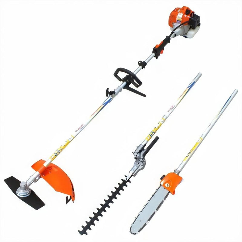 Roçadeira Com Motopodador de Galhos e Podador de Cerca Viva Multifuncional VRM330 2T 33CC 1,30HP