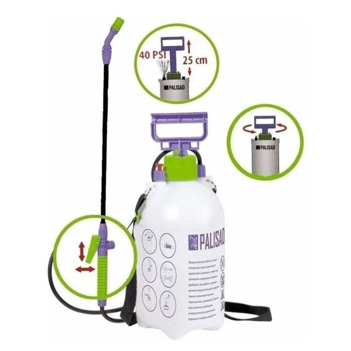 Pulverizador Manual Lateral 7 Litros Palisad 647508