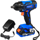 Chave de Impacto 1/2 Pol. 20V 2Ah 350Nm Variável e Reversível com Carregador Rápido Compacto - FORTGPRO