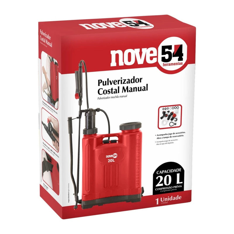 Pulverizador Agrícola 20L PCN020 954 Vermelho - 6240300020