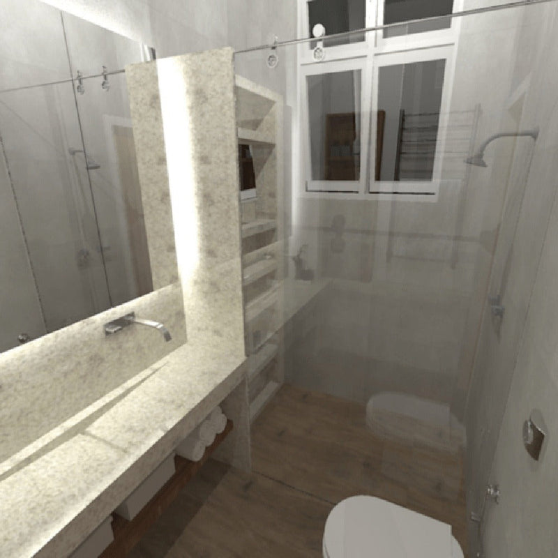 Chuveiro Deca Acqua Plus Com Tubo Parede Cromado 1990. C. Std