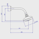 Chuveiro Deca Acqua Plus Com Tubo Parede Cromado 1990. C. Std