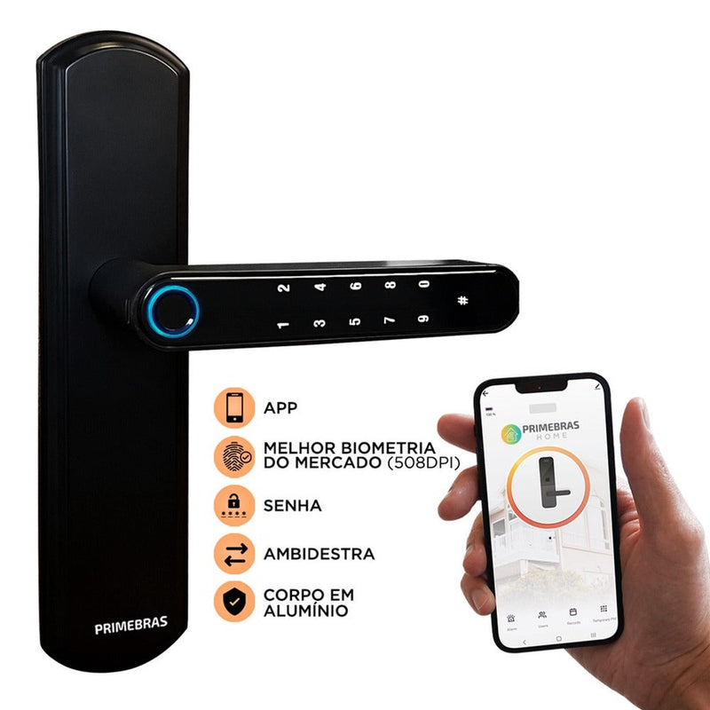 Fechadura Digital Eletronica Biometrica App Tuya Primebras Lisboa Bluetooth