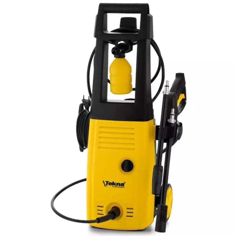 Lavadora de Alta Pressão 1400W c/ Shampoozeira, Rodas e Alça Longa hlx tekna + Mangueira