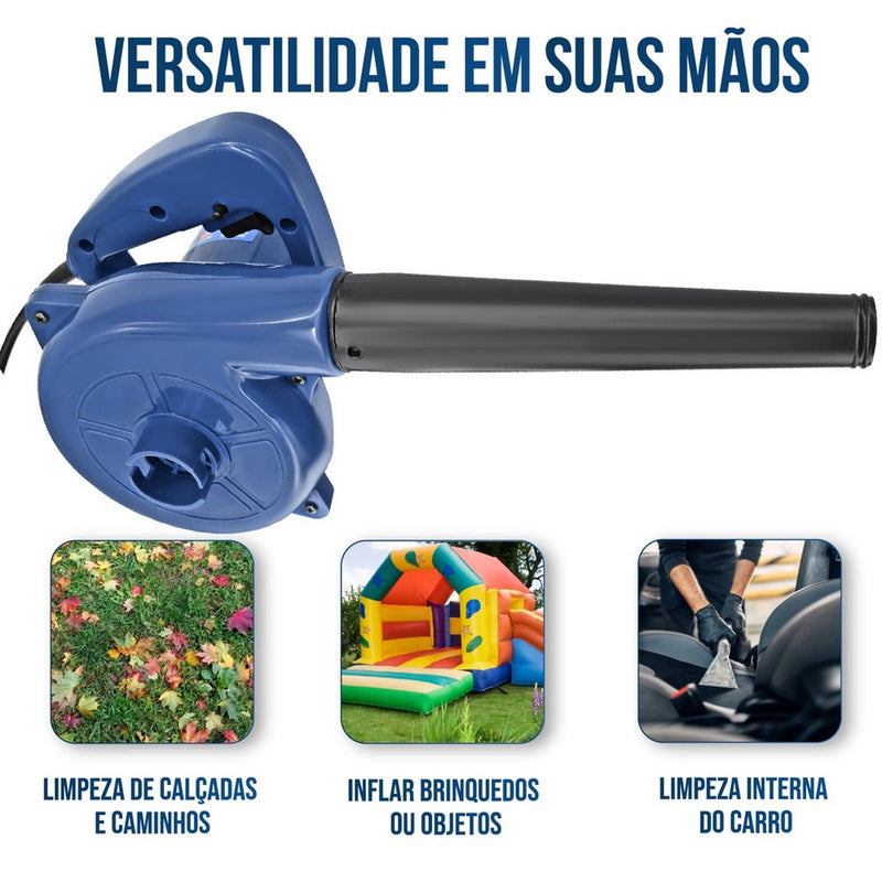 Soprador Aspirador Elétrico Folhas E Resíduos 600w