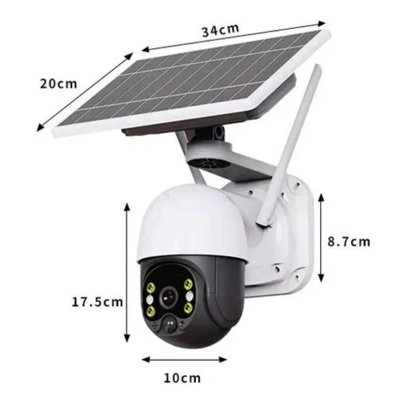 Câmera ip wifi segurança IP66 prova D'ÁGUA energia solar full HD 1080P