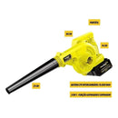 Soprador e Aspirador Profissional a Bateria 21V 15000mah Intercambiável 06154 - Titanium