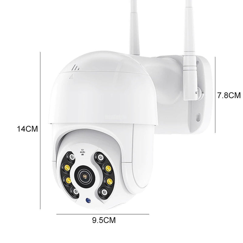Kit 2 Câmera Ip Dome A8 App Yoosee Segurança Externa Wifi Full HD