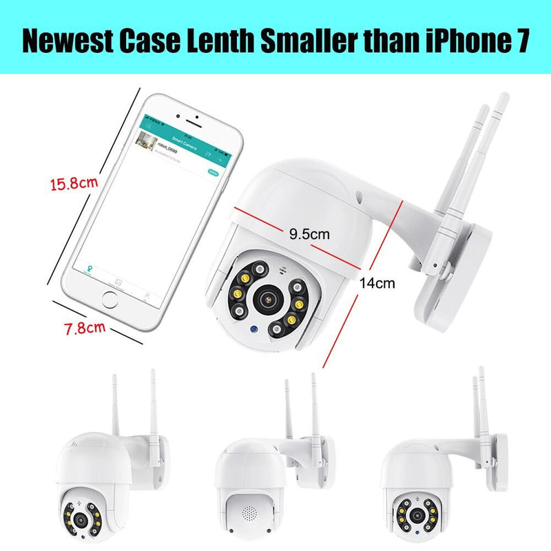 Kit 2 Câmera Ip Dome A8 App Yoosee Segurança Externa Wifi Full HD