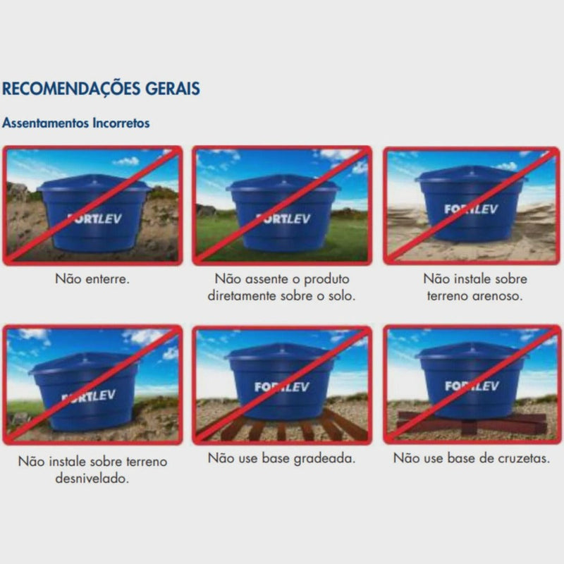 Caixa D'AGUA 1000L fortlev