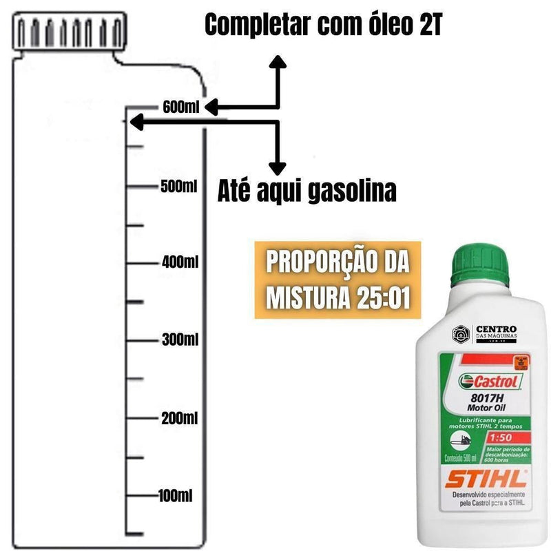 Moto Serra Gasolina Vulcan Vsl250 Sabre 12'' + óleo 2t Sthil
