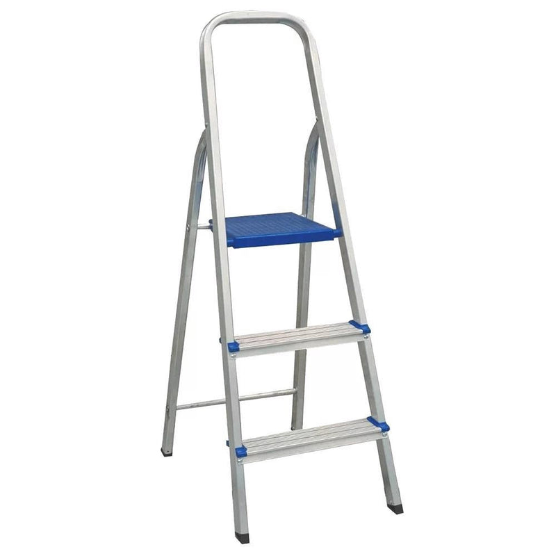 Escada de Alumínio Doméstica com 3 Degraus - Real Escadas