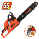 Moto Serra Robusto Profissional Vulcan VSL550 á Combustão 2 Tempos 55cc 3HP Ignição Eletronica Para Desdobra de Madeira - Motosserra Profissional