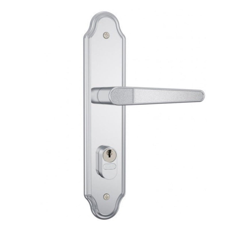 Fechadura Para Porta Externa De Entrada Com Cilindro De Segredo e 2 Chaves Espelho Em Aço Inox Stam