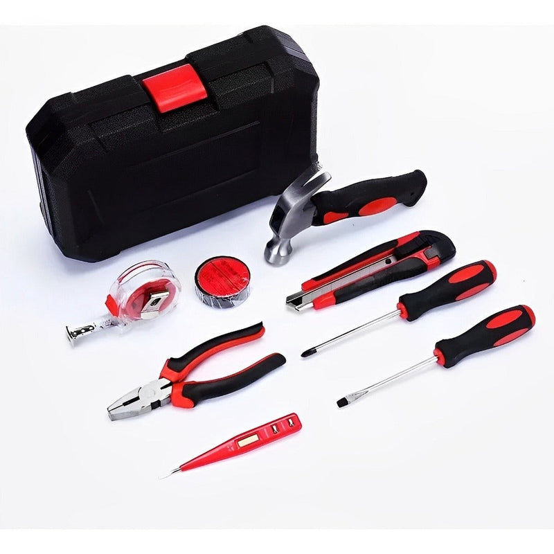 Kit Maleta De Ferramentas Profissionais Com 9 Peças Para Reparos E Manutenções Titanium JD009H Exbom