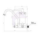 Torneira Com Filtro Cozinha Parede Gourmet Abs Cod2213-7