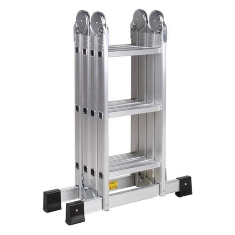 Escada Articulada De Alumínio 12 Degraus 3,50 Metros De Altura