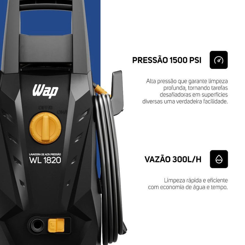 Lavadora De Alta Pressão Desentupidora 1.500 Lbs Wl 1820 Wap
