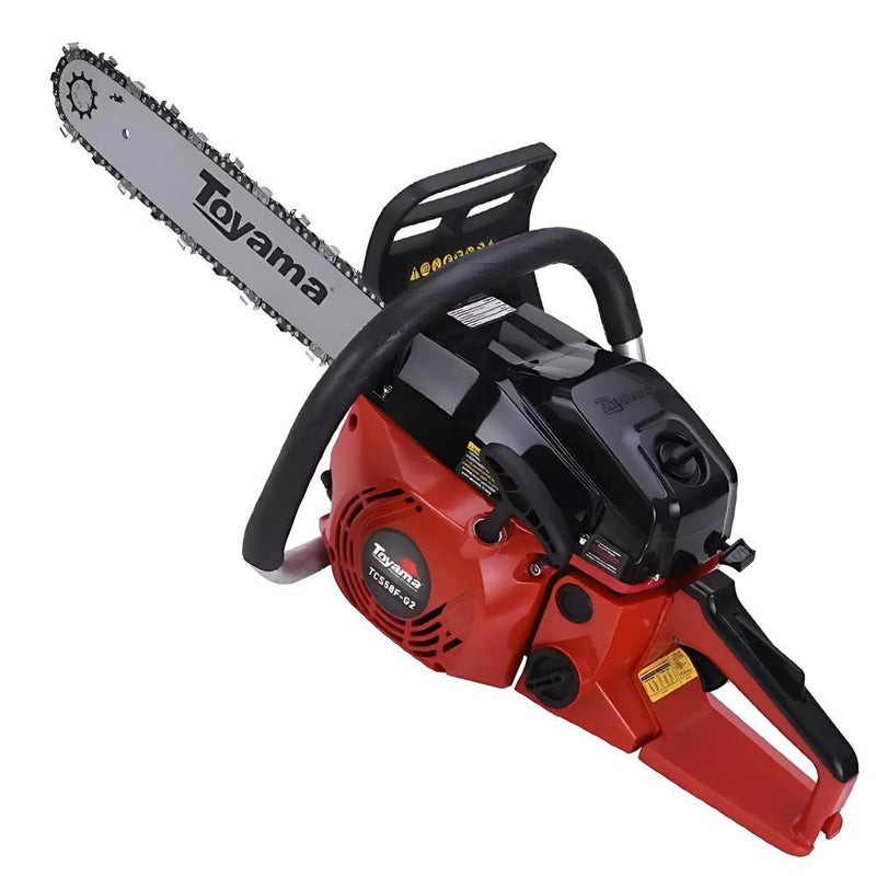 Moto Serra Motosserra á Gasolina Toyama TCS58F-G2 TCS58FG2 2T 55cc 3,2HP Leve e de Alto Desempenho + óleo stihl 2T Motor Serra Ideal Para Carpintaria Profissional