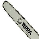 Moto Serra Motosserra á Gasolina Terra MT520 MT-520 2T 52cc 2,5HP Com 02 Sabres Ponta Rolante + óleo stihl 2T Motor Serra Leve e de Alto Desempenho Ideal Para Carpintaria Profissional