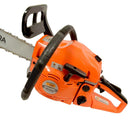 Moto Serra Motosserra á Gasolina Terra MT520 MT-520 2T 52cc 2,5HP Com 02 Sabres Ponta Rolante + óleo stihl 2T Motor Serra Leve e de Alto Desempenho Ideal Para Carpintaria Profissional