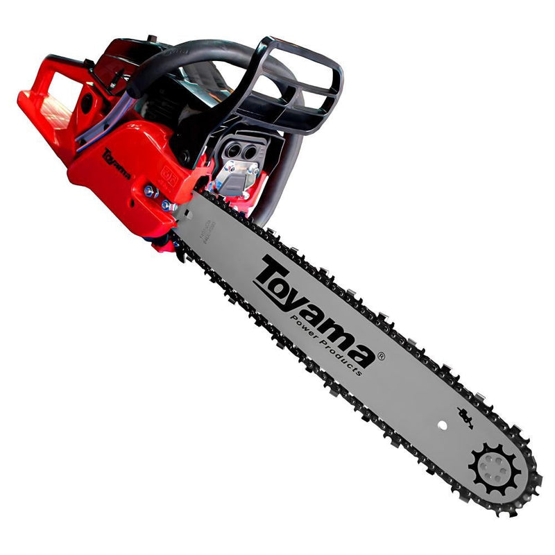 Moto Serra Motosserra á Gasolina Toyama TCS58F-G2 TCS58FG2 2T 55cc 3,2HP Sabre de 20 Polegadas, Leve e de Alto Desempenho Modelo Completo Com óleo toyama 2T FG50 Lubrificante 500ml