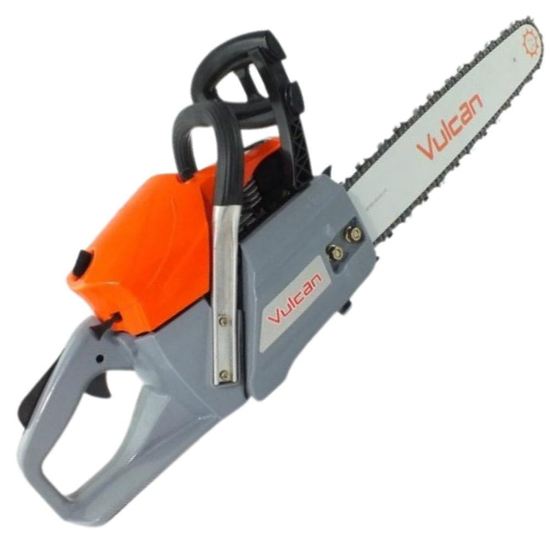 Moto Serra Motosserra á Gasolina Vulcan VS-620 2T 62cc 4HP Com 20 Polegadas Ponta Rolante Robusta e Estrutura Resistente + óleo toyama 2 tempos FG50 500ML