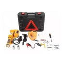 Macaco Elétrico Com Chave Roda E Compressor 12V Completo