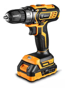 Furadeira parafusadeira sem fio Deko DEKO + 2 baterías de 1.5Ah com maleta de transporte