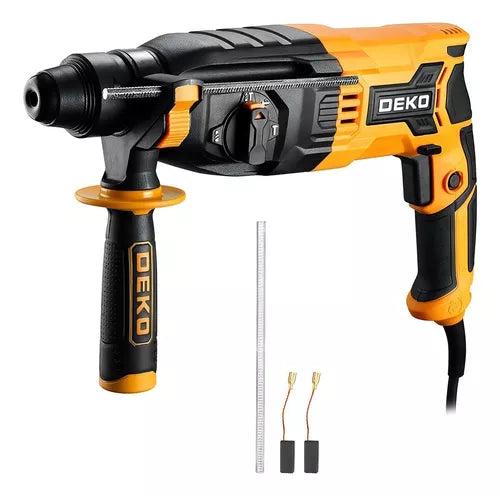 Martelete Perfurador Rompedor Combinado Impacto Potência 850W 220v 5500bpm Isolamento Duplo Deko