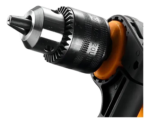 Furadeira Impacto Profissional Deko 45000bpm Potência 900W 220V 3000rpm Cor Amarela Alta Capacidade Perfuração