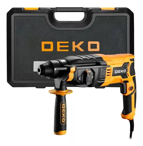 Martelete Perfurador Rompedor Combinado Impacto Potência 850W 220v 5500bpm Isolamento Duplo Deko