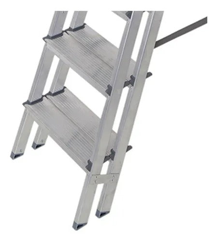 Escada De Alumínio Dupla 5 Degraus