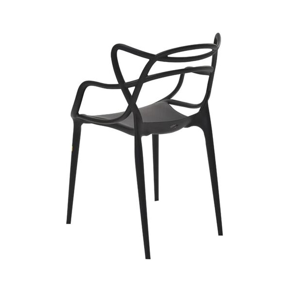 Cadeira Preta Allegra Master Para Cozinha Mesa Jantar Estrutura Da Cadeira Preto