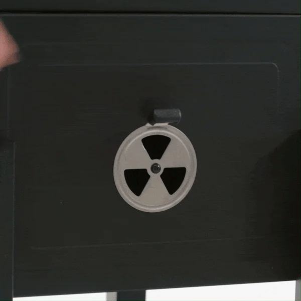 Churrasqueira Centaurus a Bafo Carvão 108x112cm Beta II Naterial