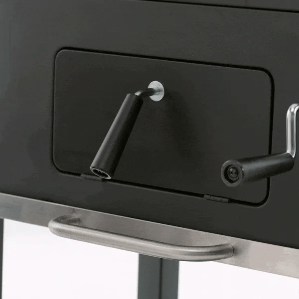 Churrasqueira Centaurus a Bafo Carvão 108x112cm Beta II Naterial