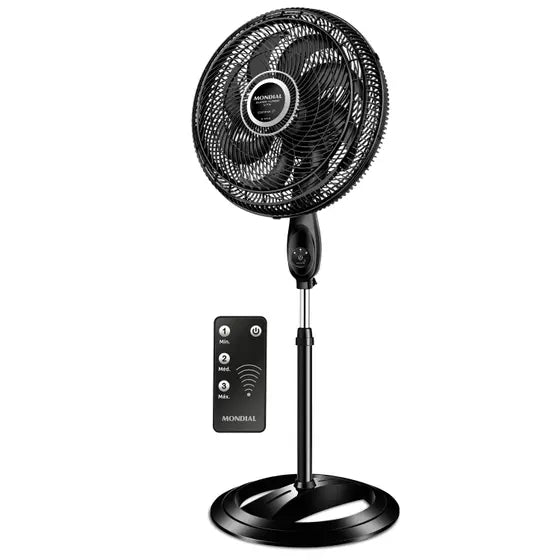 Ventilador de Coluna Mondial 40cm Turbo 8 Pás Controle Remoto 3 Velocidades 127V 220V