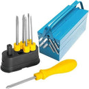 Jogo de Chave de Fenda Phillips 6 Peças com Caixa de Ferramentas 5 Gavetas tramontina